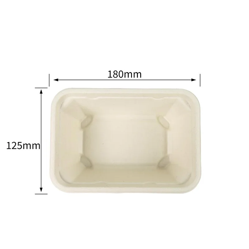 750ml Square Packing Box · chamshell · product image